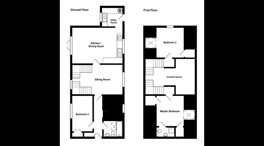 Floor Plan showing room layout, ground floor bedroom and ensuite