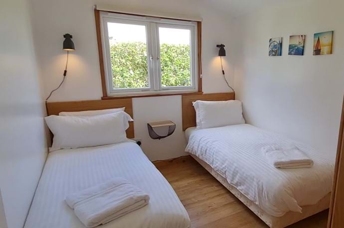 Twin Bedroom with two small single beds