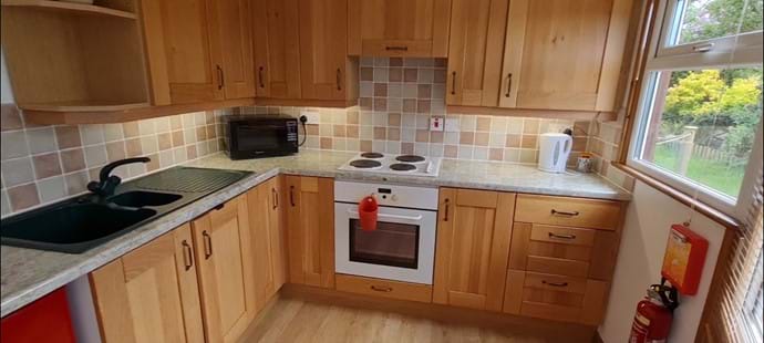Kitchen with all essential equipment