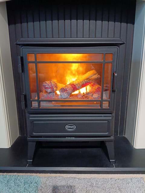 Cosy electric fire
