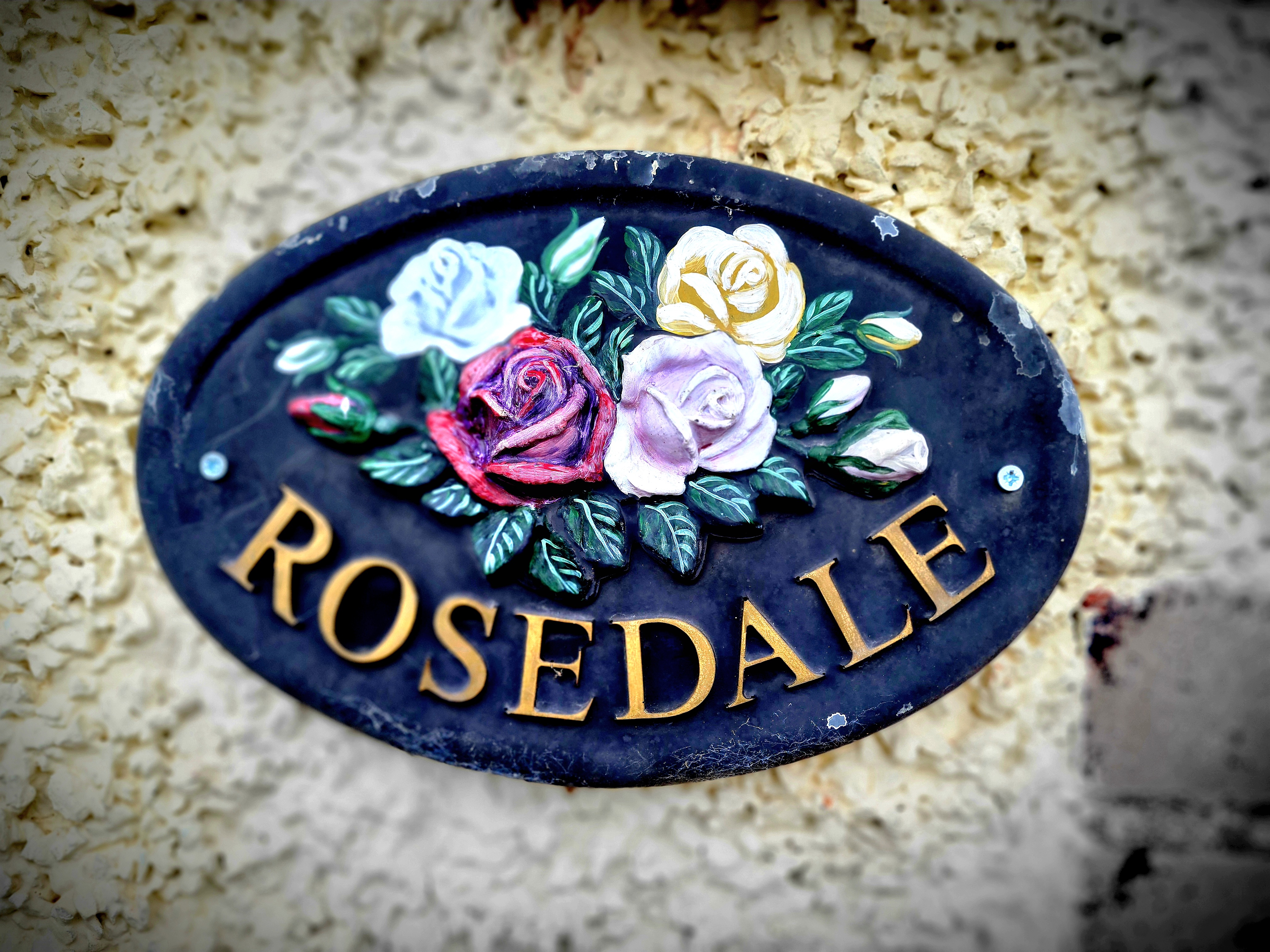 Rosedale house sign