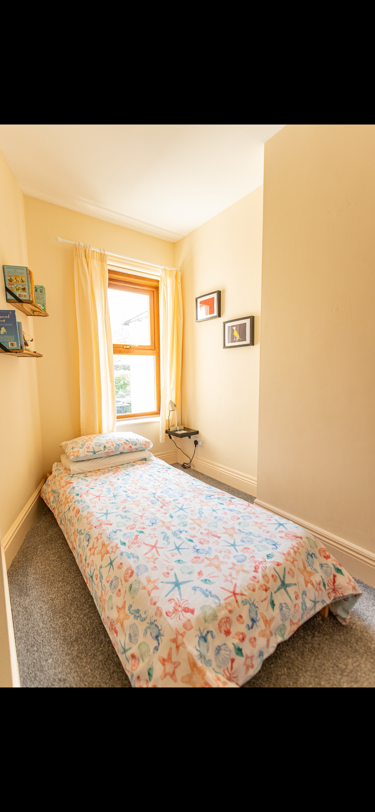 Twin bedroom ‘book nook’ — perfect for children or friends in coastal retreat
