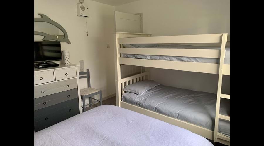 Bedroom two-bunk beds