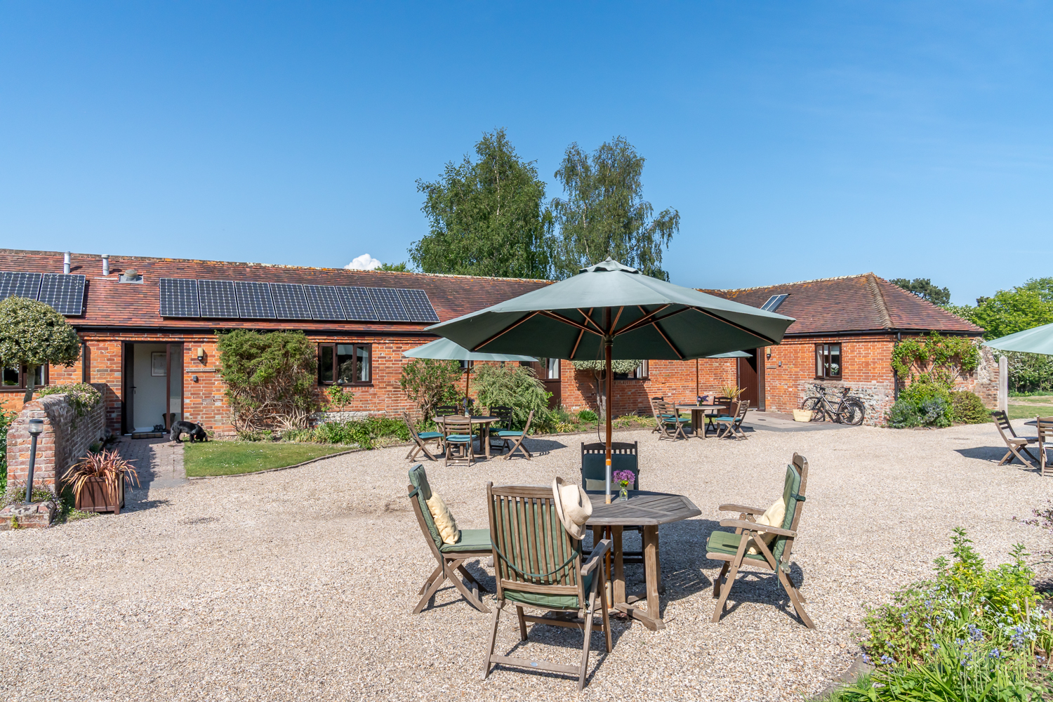 Barn conversions by the sea in Chichester Harbour