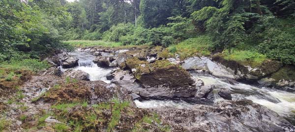 Waterfall on Teifi River