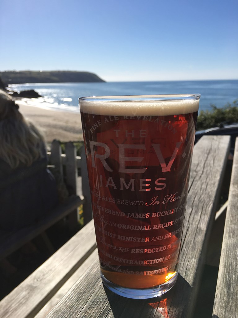 Local Ale at The Ship Inn Tresaith