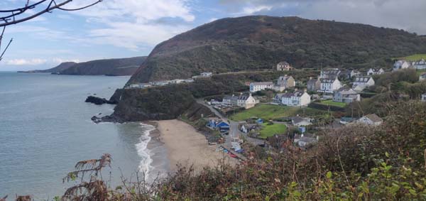 Tresaith from Welsh Coastal Path