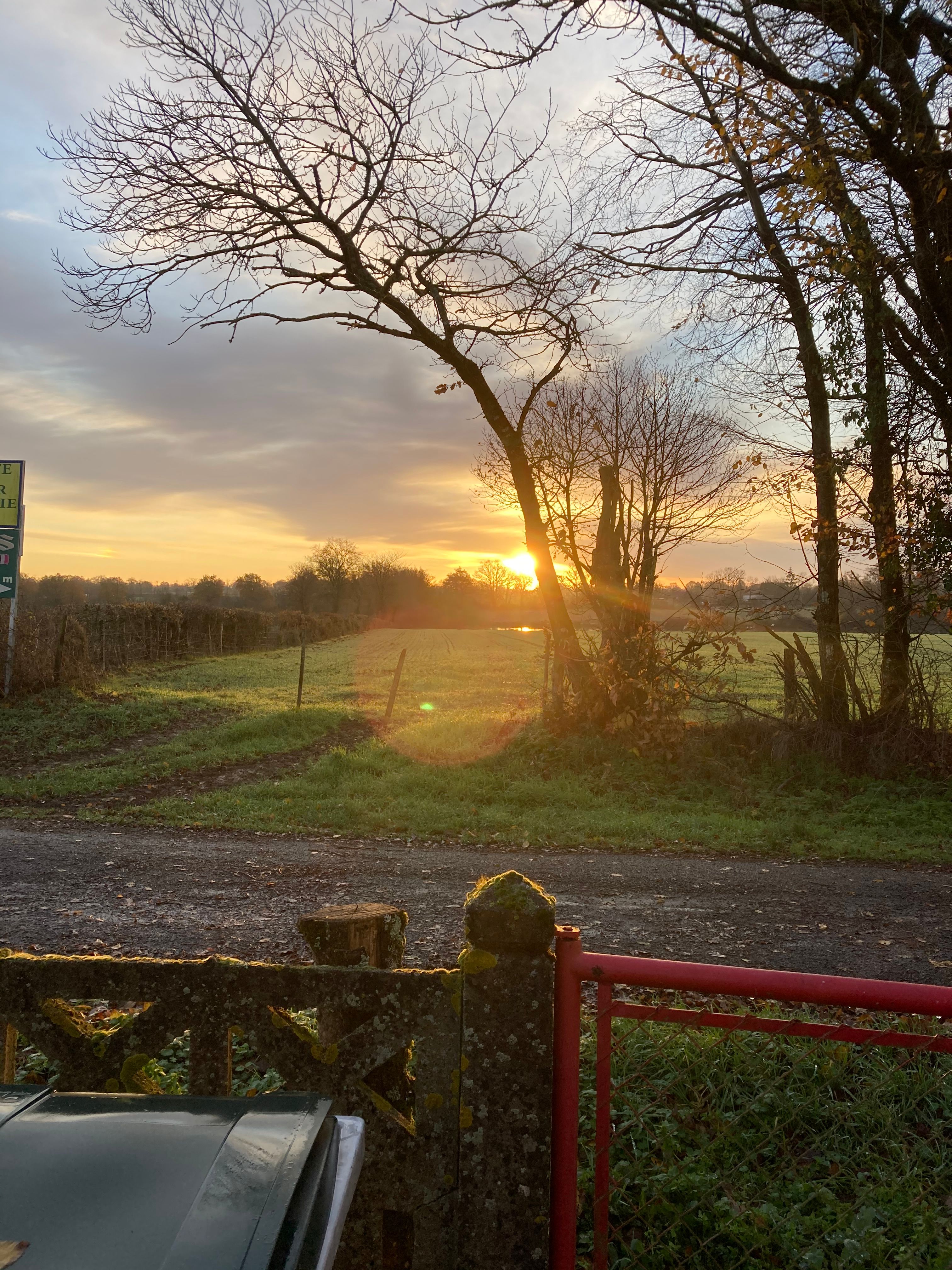 Lever de soleil au petit matin