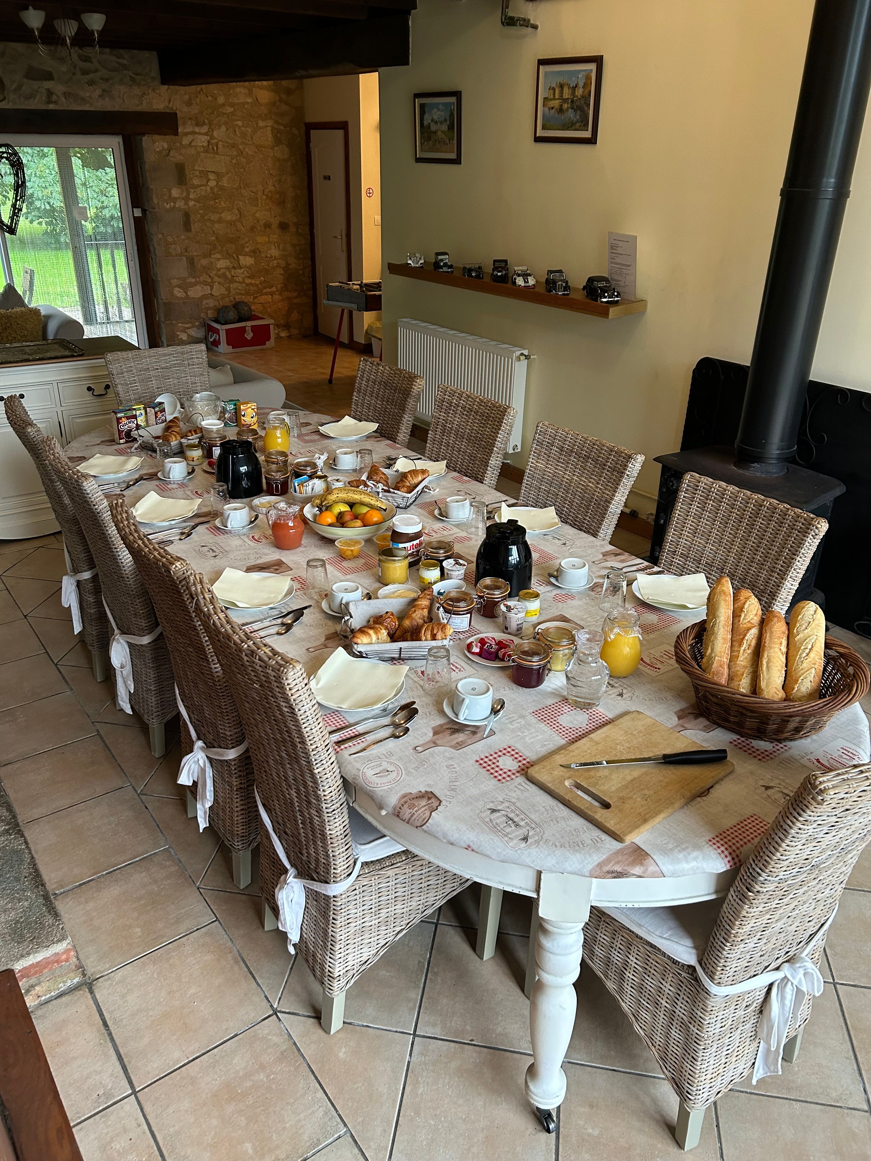 le petit dejeuner est prêt