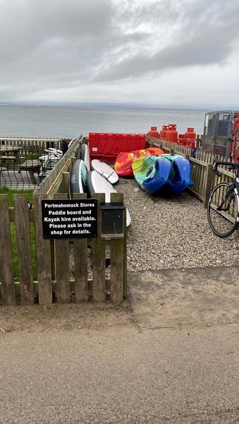 Hire a paddle board or kayak from the village shop in Portmahomack