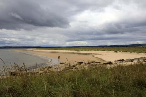 Dornoch beach with its miles of golden sands