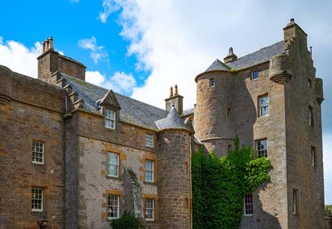 The old castle and jail in Dornoch - now a hotel and retail outlet