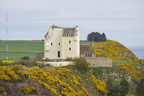 Ballone Castle on the Tarbat Coastal Circuit between Rockfield and Tarbat Ness