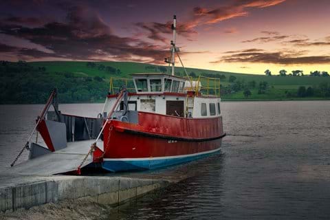 A two-car ferry from Nigg to Cromarty operates in the summer months