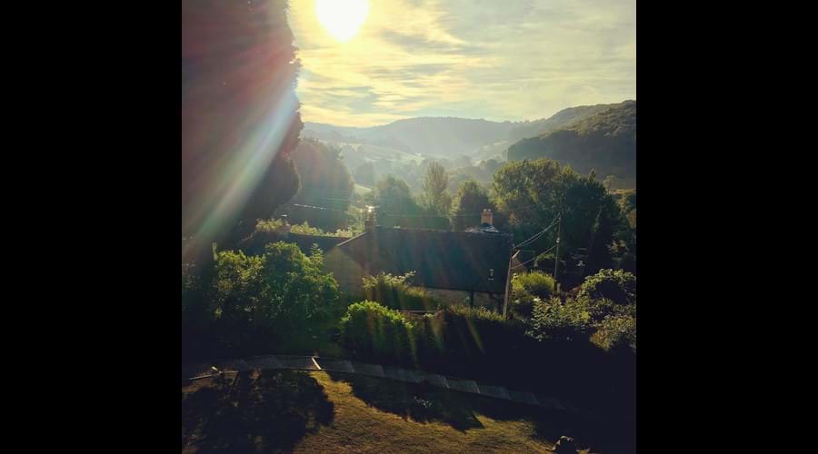 View from main bedroom at sunrise