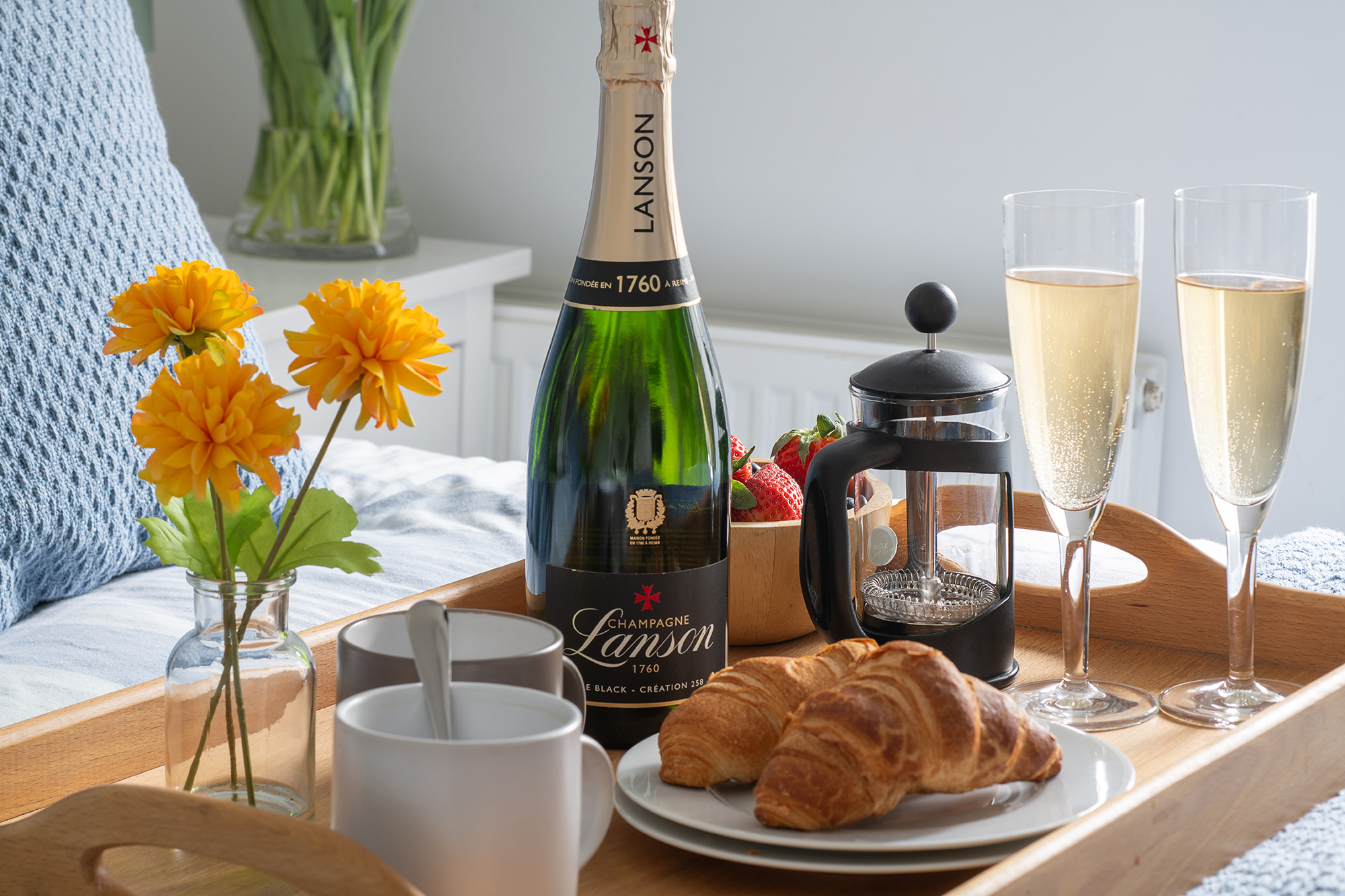 Breakfast in bed ........