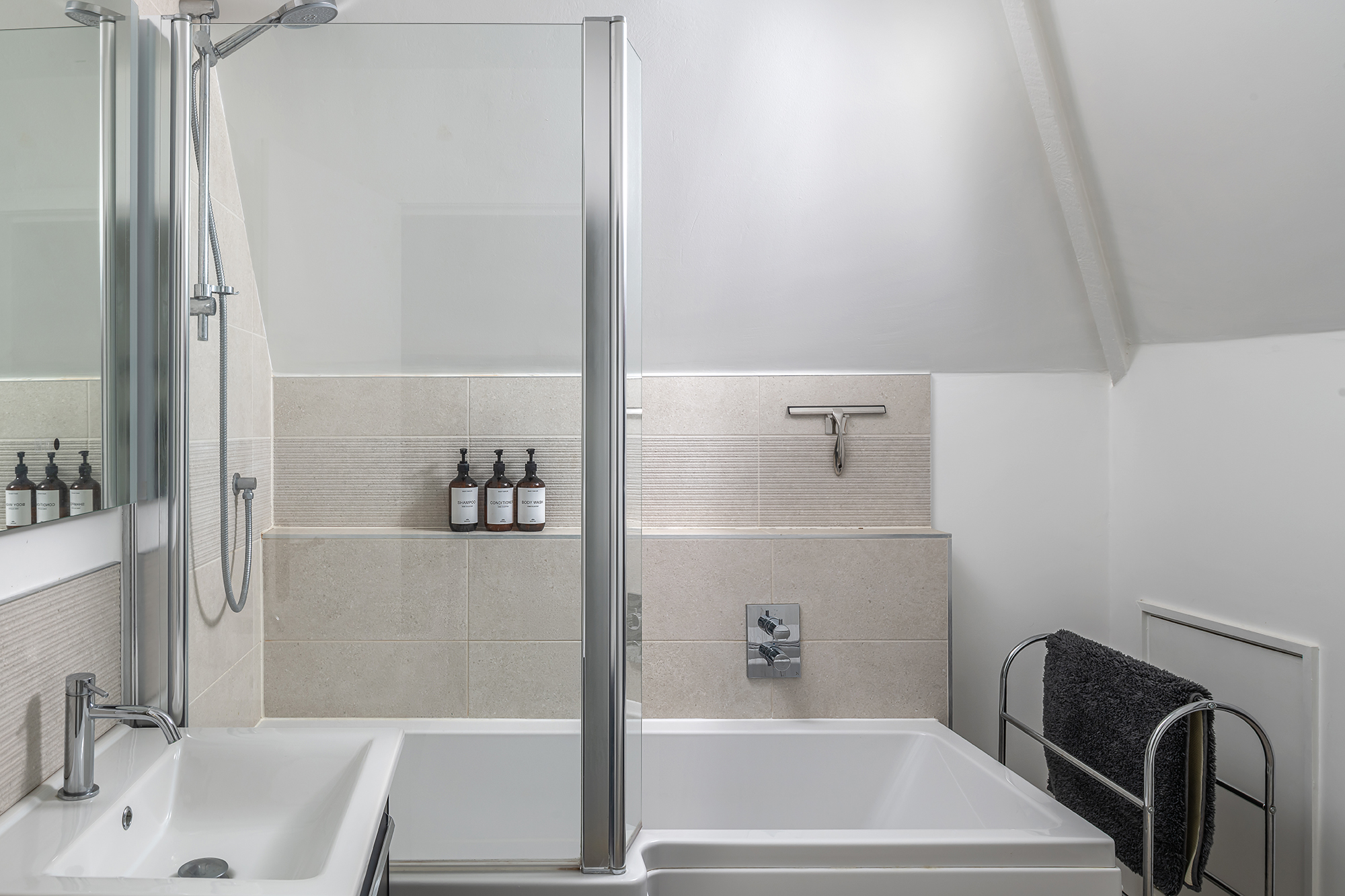 Shower over bath