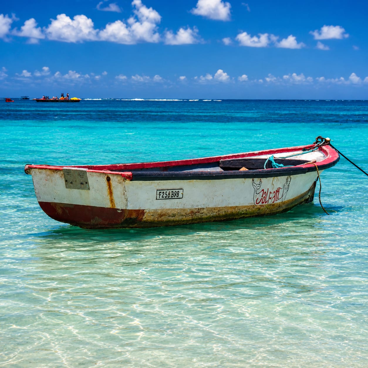 The boat of local fisherman