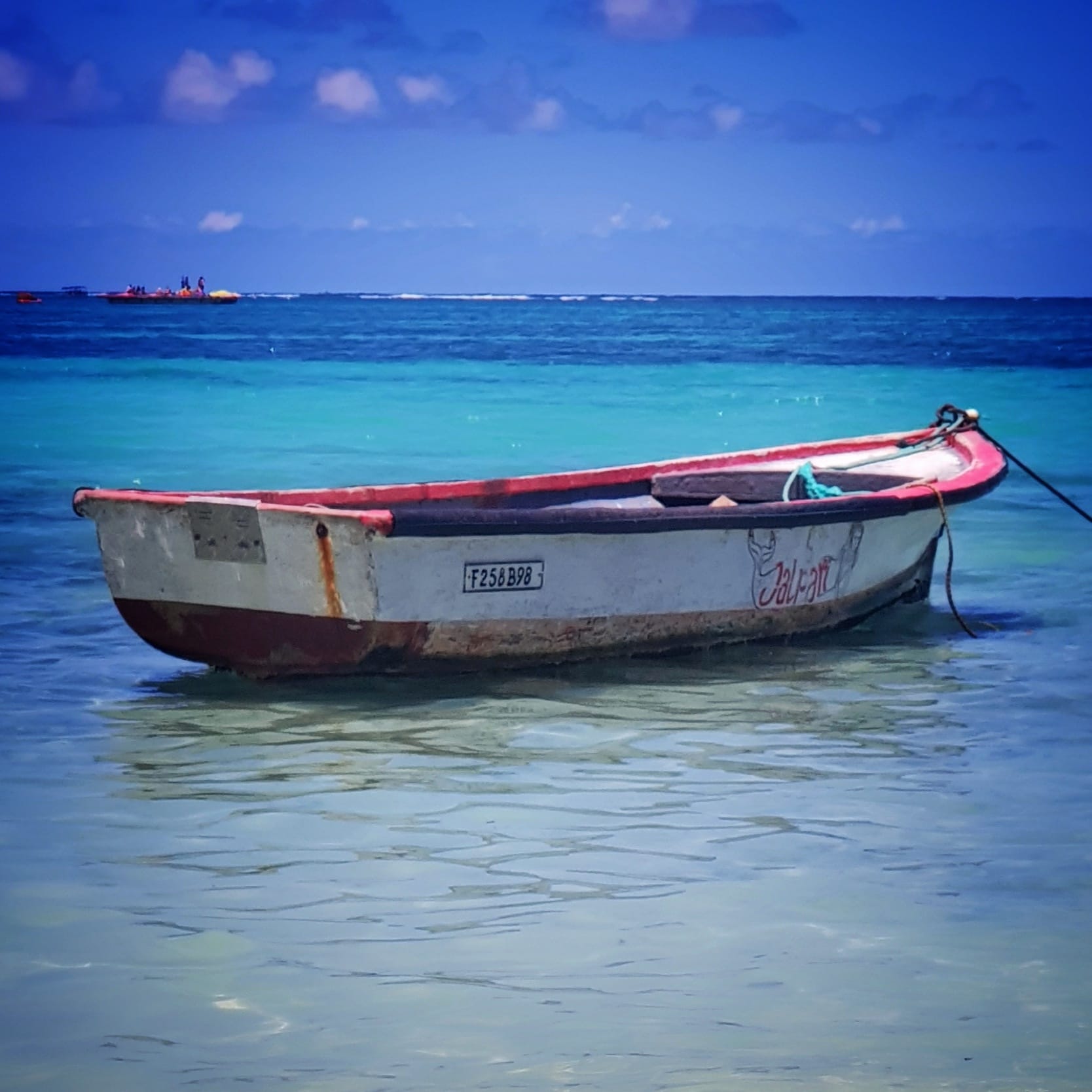 The boat of local fisherman