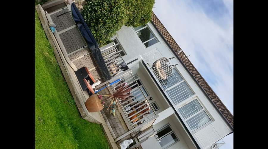 Rear of house
