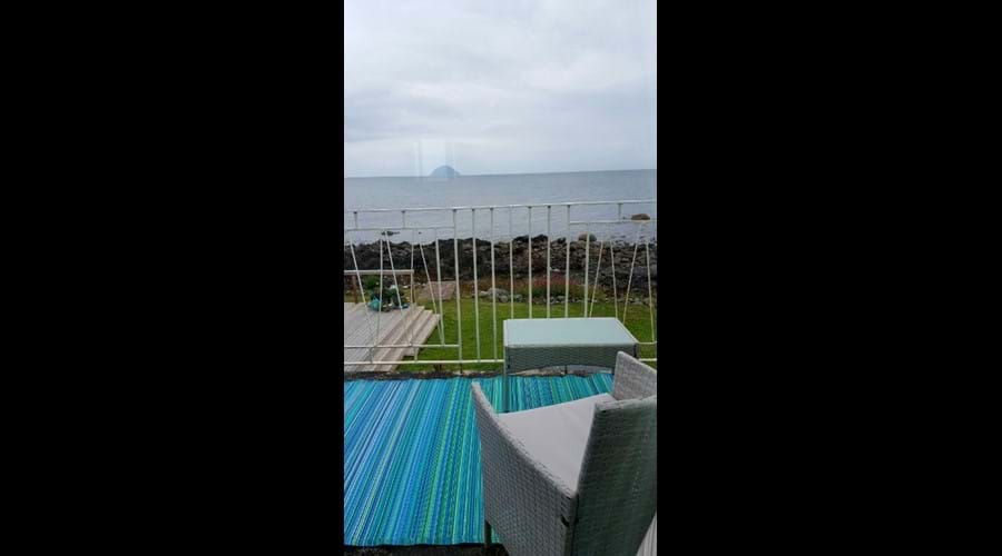 upstairs balcony