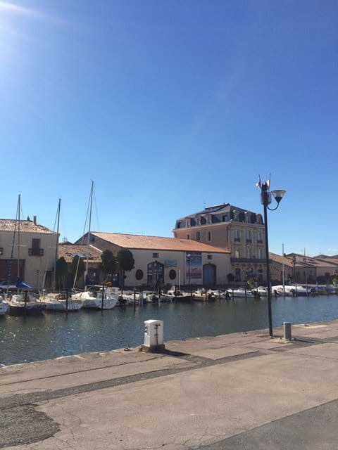 The port at Marseillan - perfect for an outdoor lunch