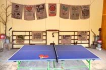 Our indoor/outdoor barn conversion offers ping pong, darts, horse shoes and game table.