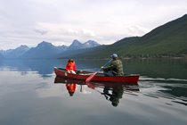 Rowing on Lake McDonald