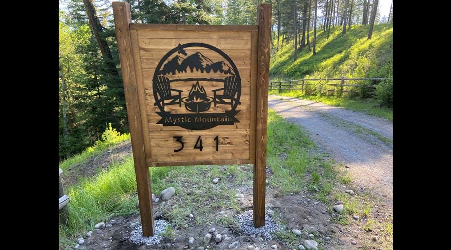 Mystic Mountain welcome sign