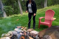 Front yard fire pit Photo