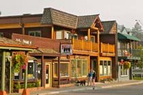 Stroll down main street in downtown Bigfork