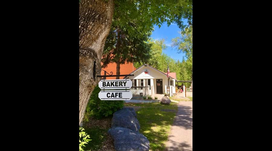 One of many quaint cafes in Bigfork