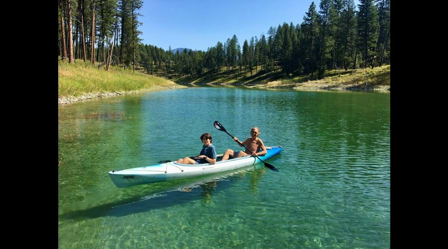 Go for a row in late summer when water levels are up