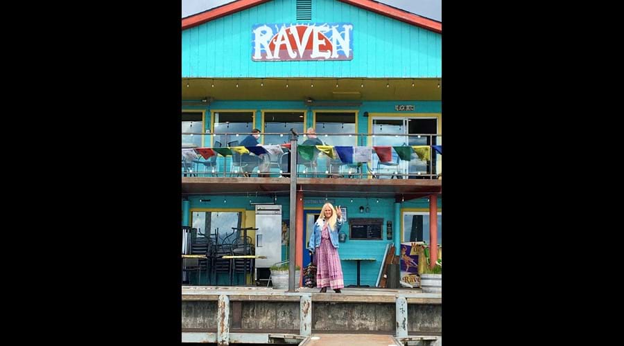 Raven Cafe in Woods Bay in Bigfork