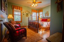 "Native Pride" bedroom with queen bed