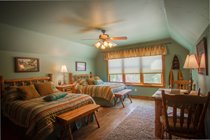 Large "Lady of the Lake" room with 2 full beds on upper level
