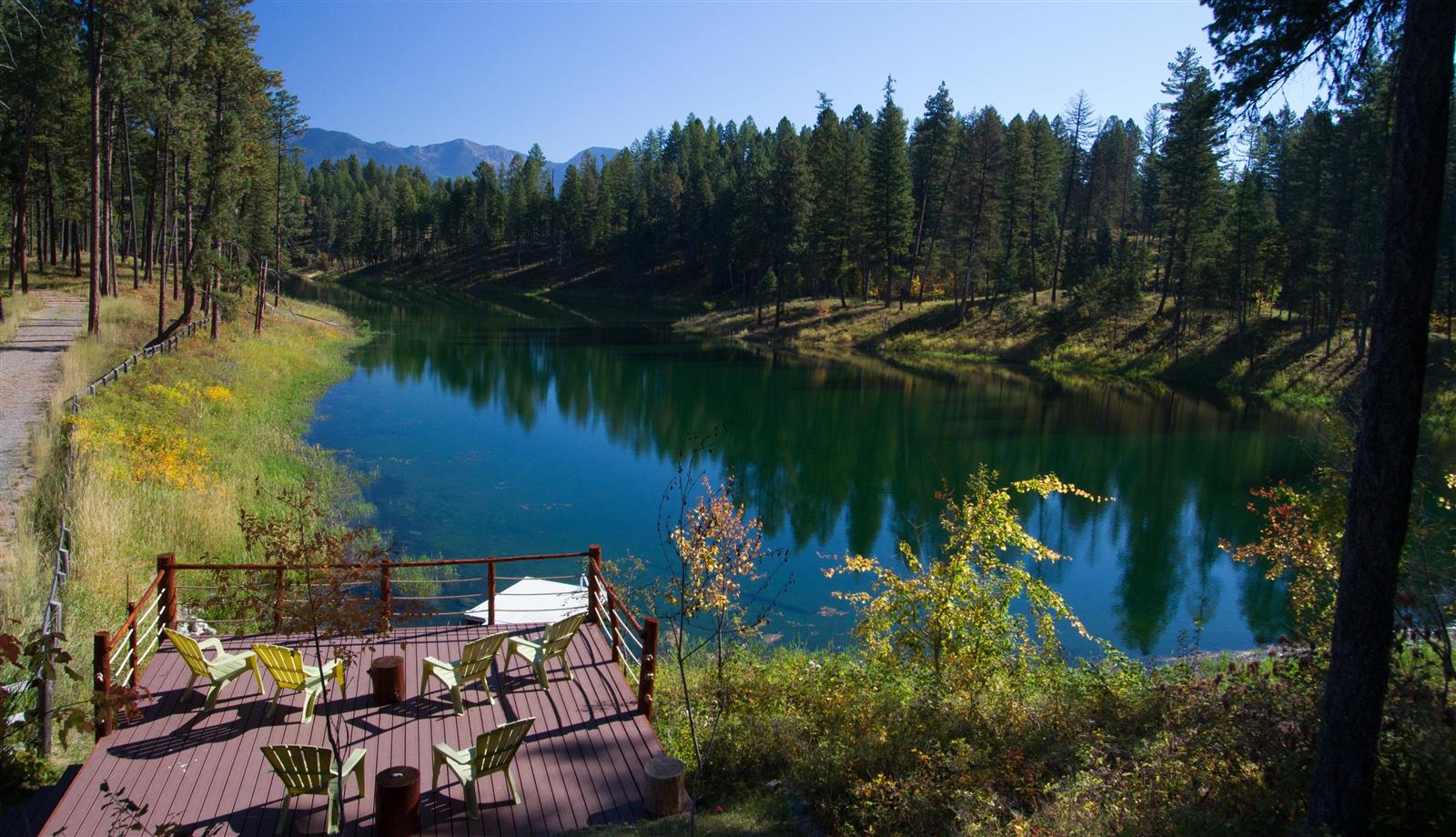 Luxury Lake View Home with boat dock Mystic Mountain Montana