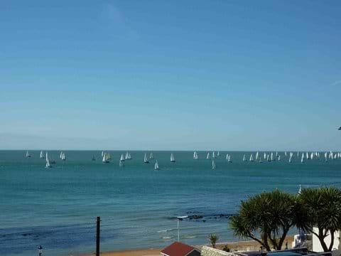 Round the Island Yacht Race (seen from our patio)