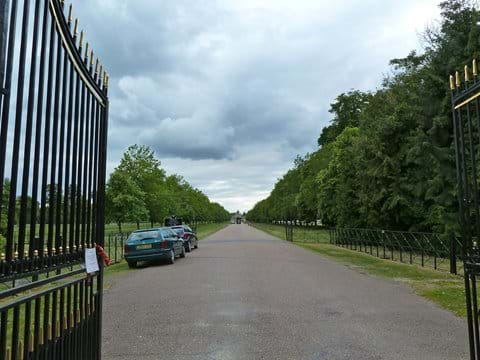 Entrance gate to Blenheim Palace