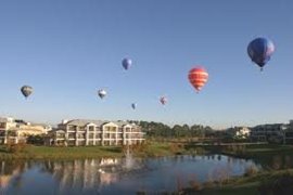 Hot Air Balloon Rides over the Bahama Bay Resort and Spa