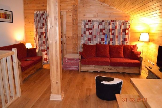 Chalet Rossa lounge area