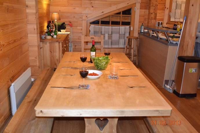 Chalet Rossa, dining for up to 10