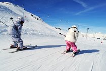 Kids loving the slopes