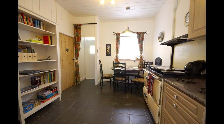 Kitchen and dining area